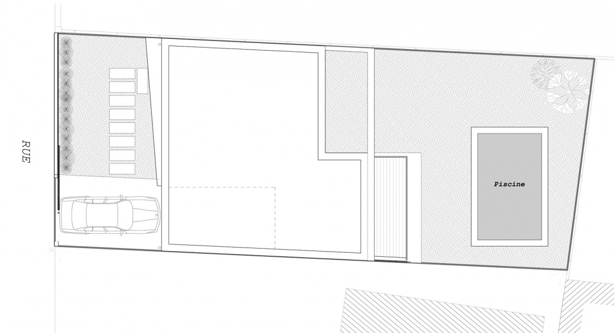 Maison AP : Plan de masse projet