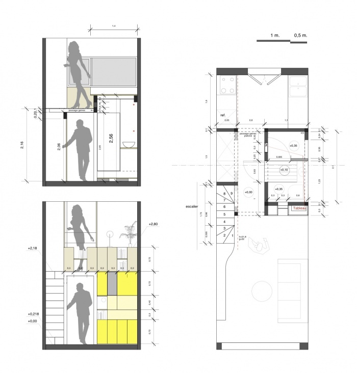 Micro loft : plans